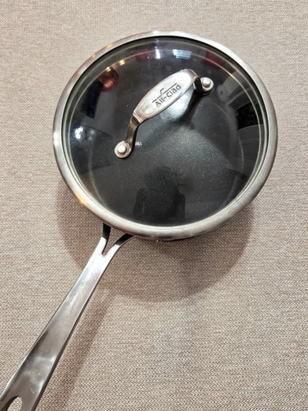All-Clad Hard-Anodized Nonstick 2QT Saucepan with Lid